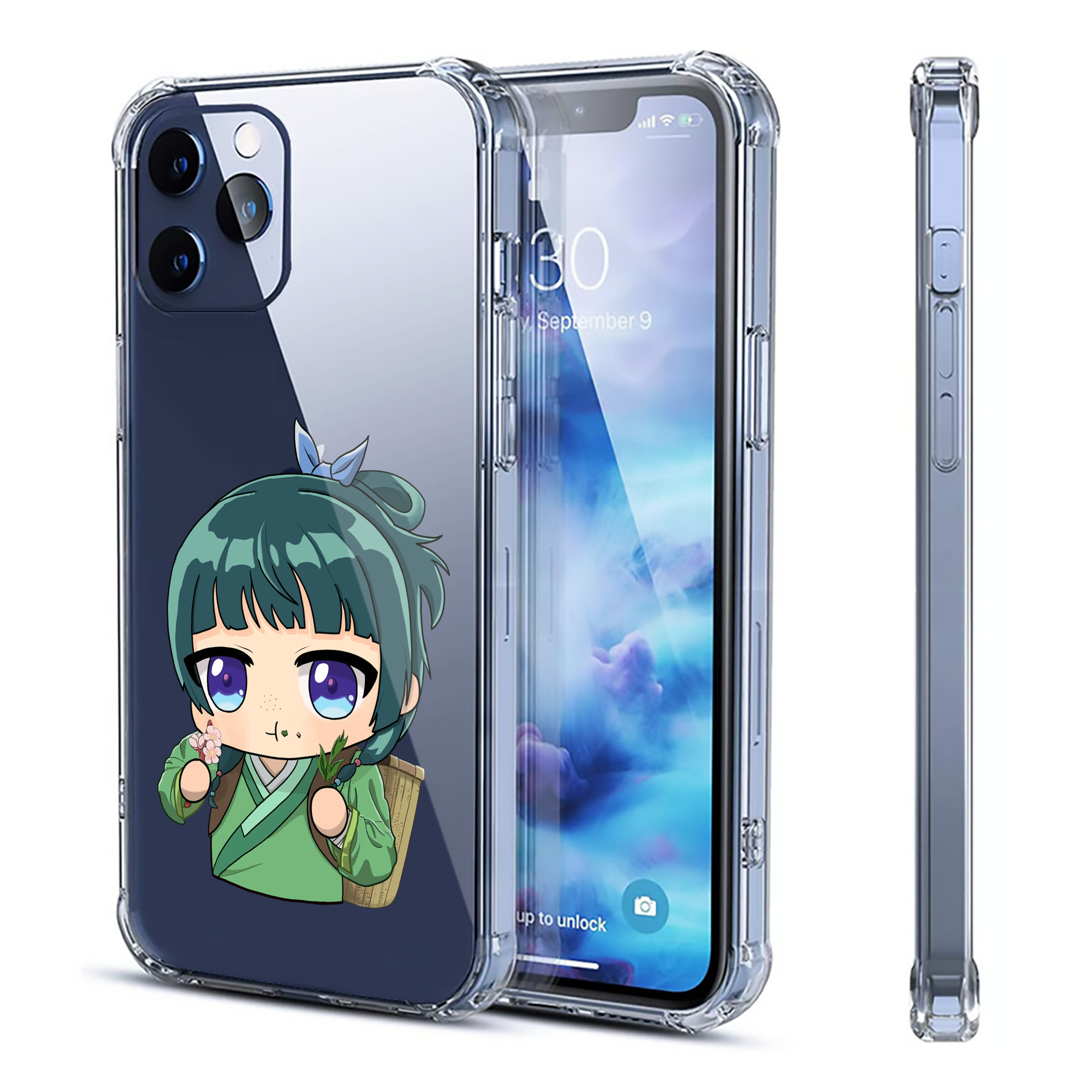 （画像用） 薬屋のひとりごと The Apothecary Diaries 【iPhone 12シリーズ対応】透明スマホケース（クリアソフトケース）